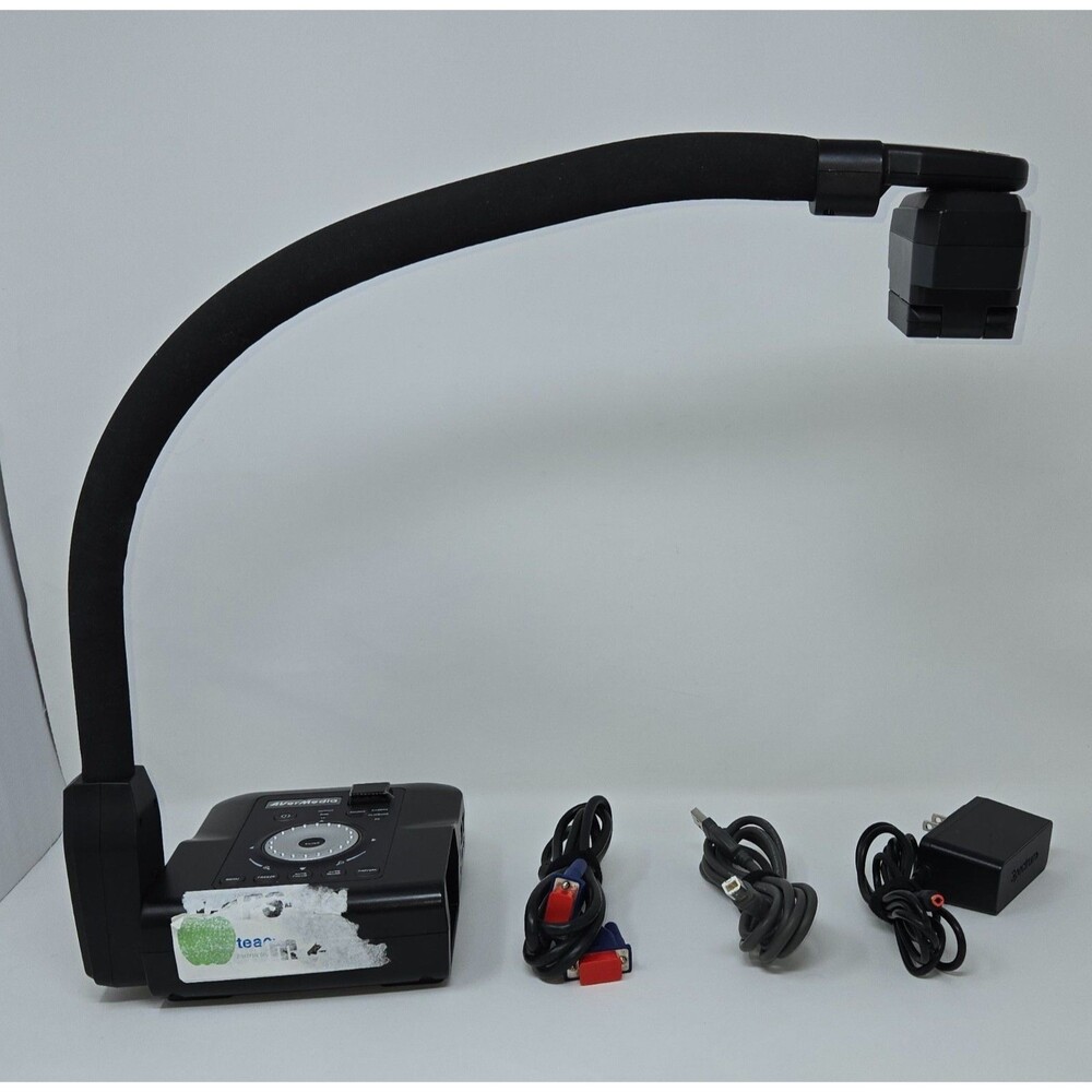 AVerMedia AverVision CP300 8x Document Camera VGA USB Power Cord Tested Works